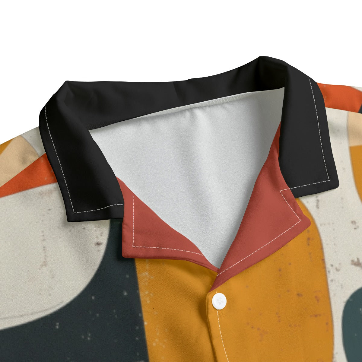 Men's Hawaiian Shirt With Button Closure