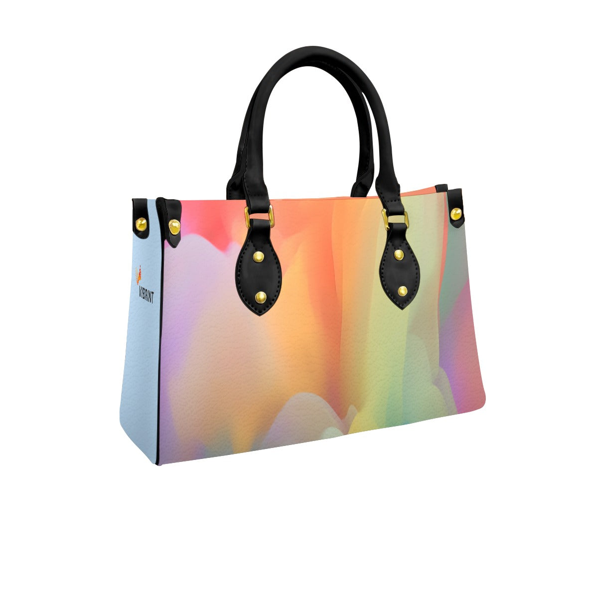 Women's Tote Bag With Black Handle