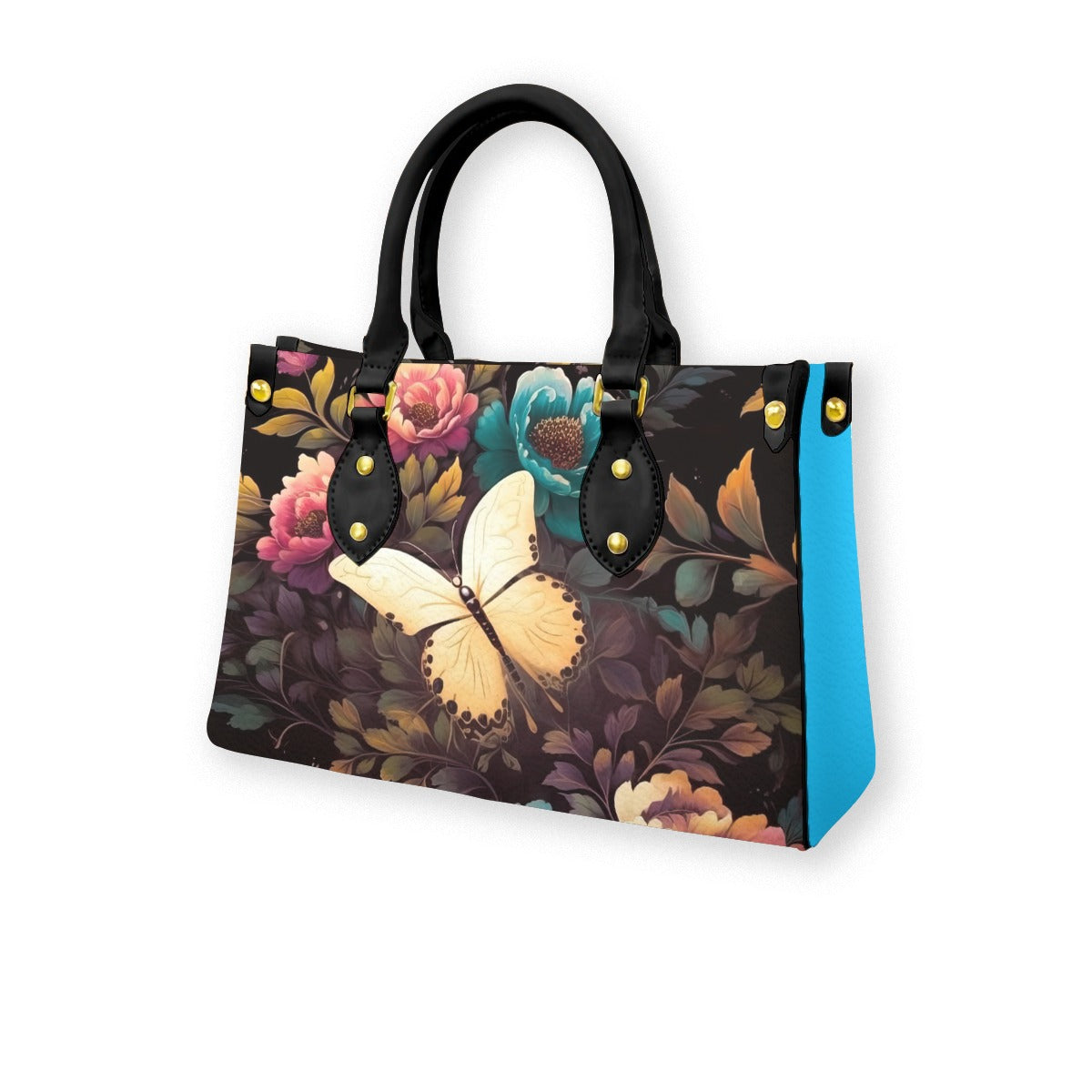 Women's Tote Bag With Black Handle
