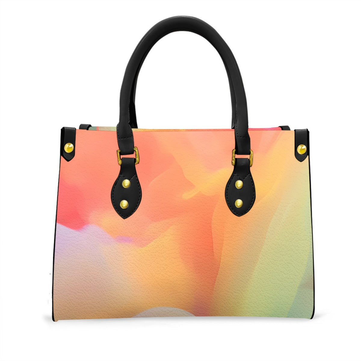 Women's Tote Bag With Black Handle