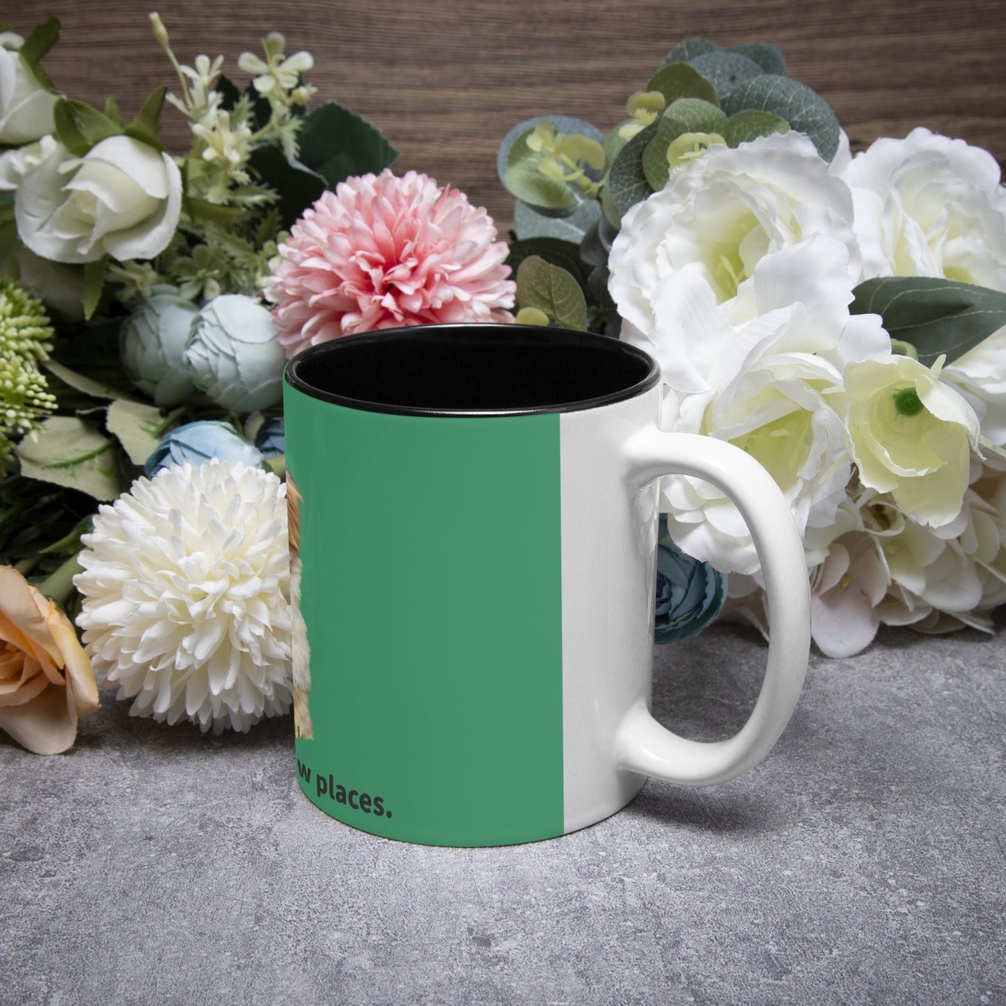 Coffee Mug with Black Inside
