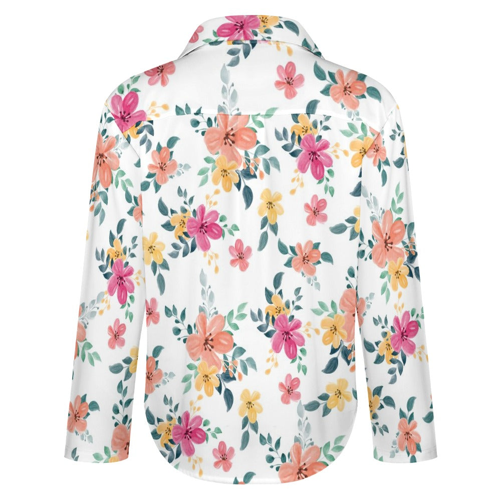 Women Cropped hem shirt