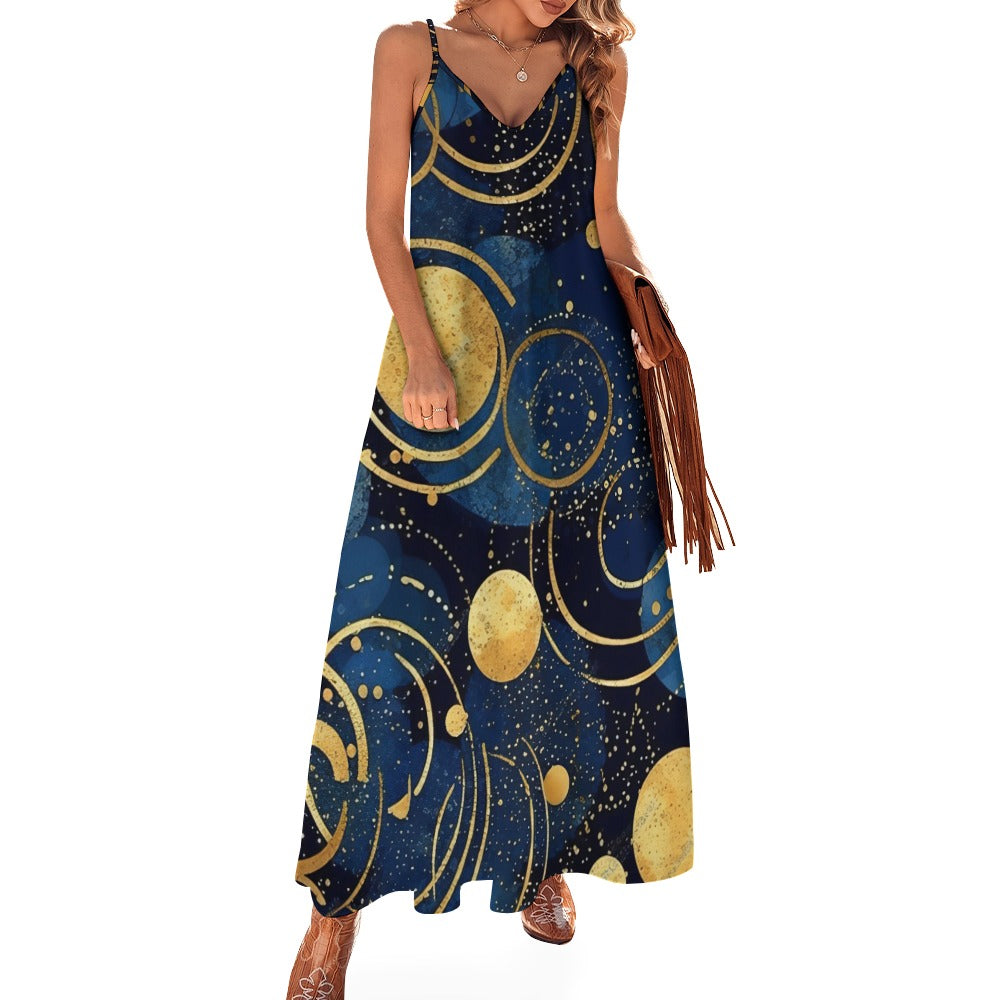 Women Sling Ankle Long Dress