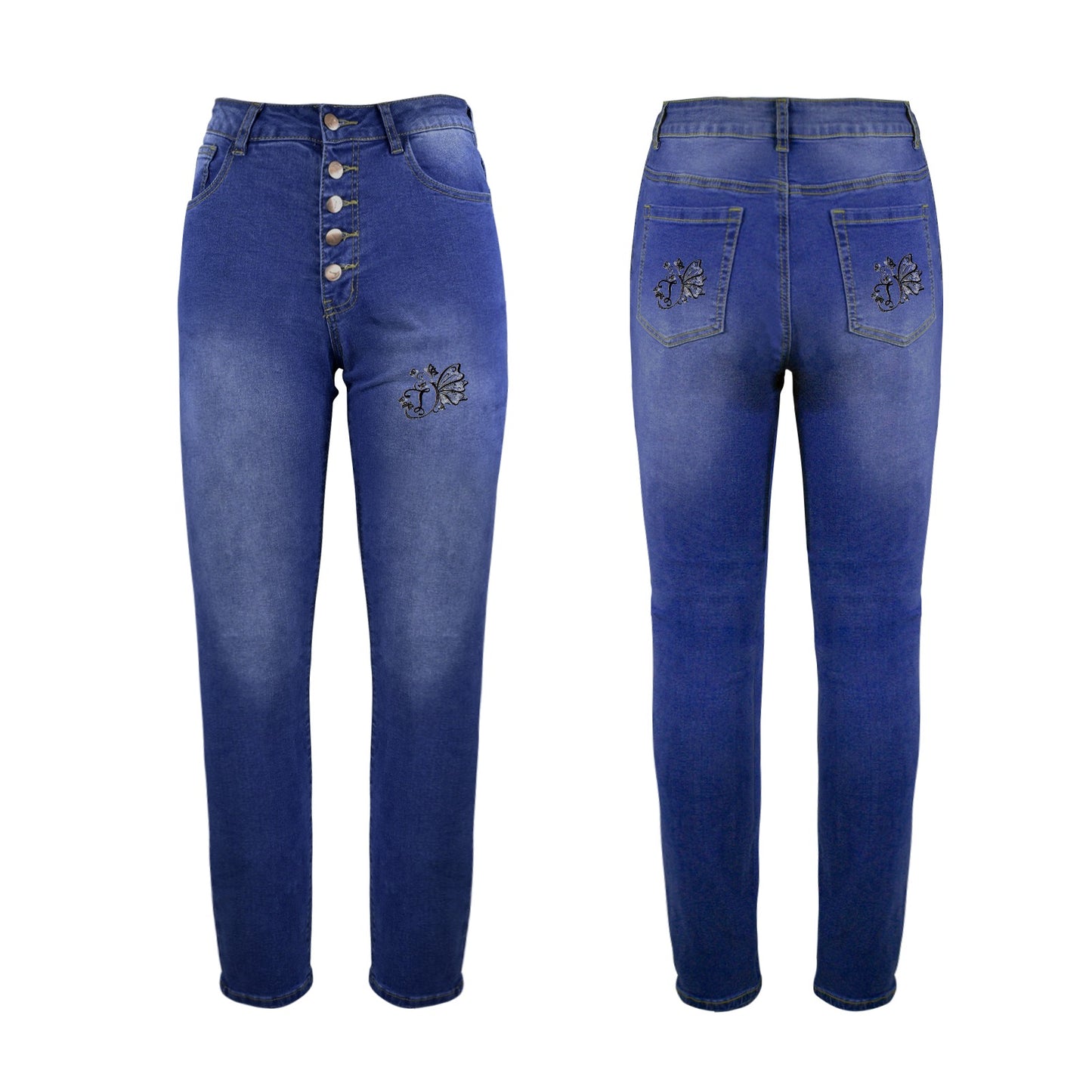 Women's Jeans (Front&Back Printing)
