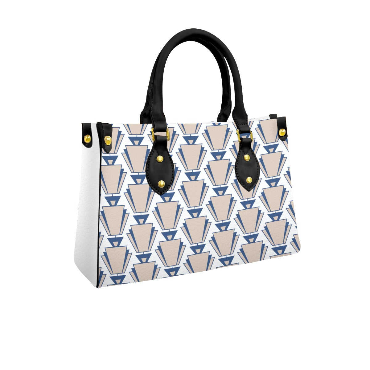 Women's Tote Bag With Black Handle