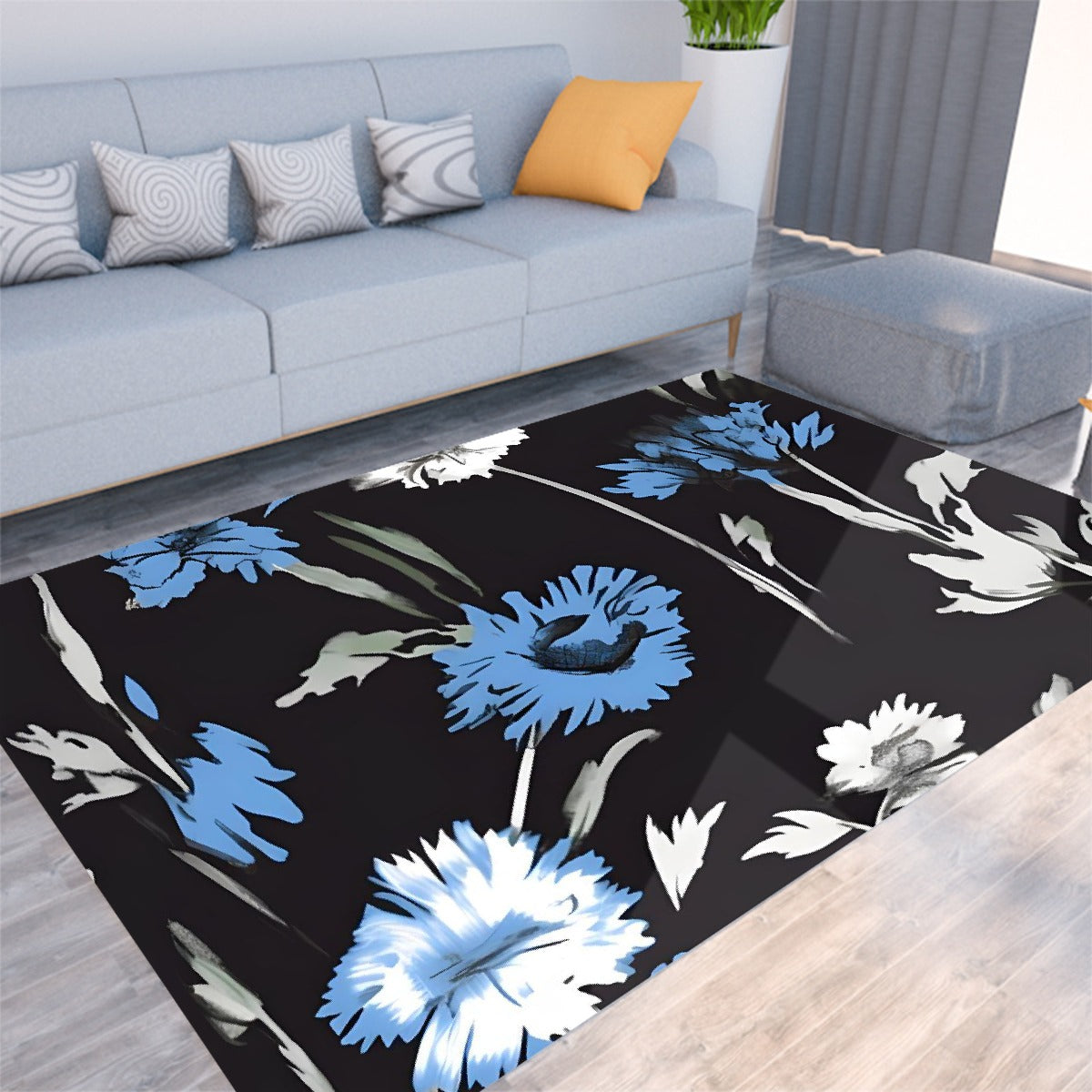 Rectangular Thickened Floor Mat