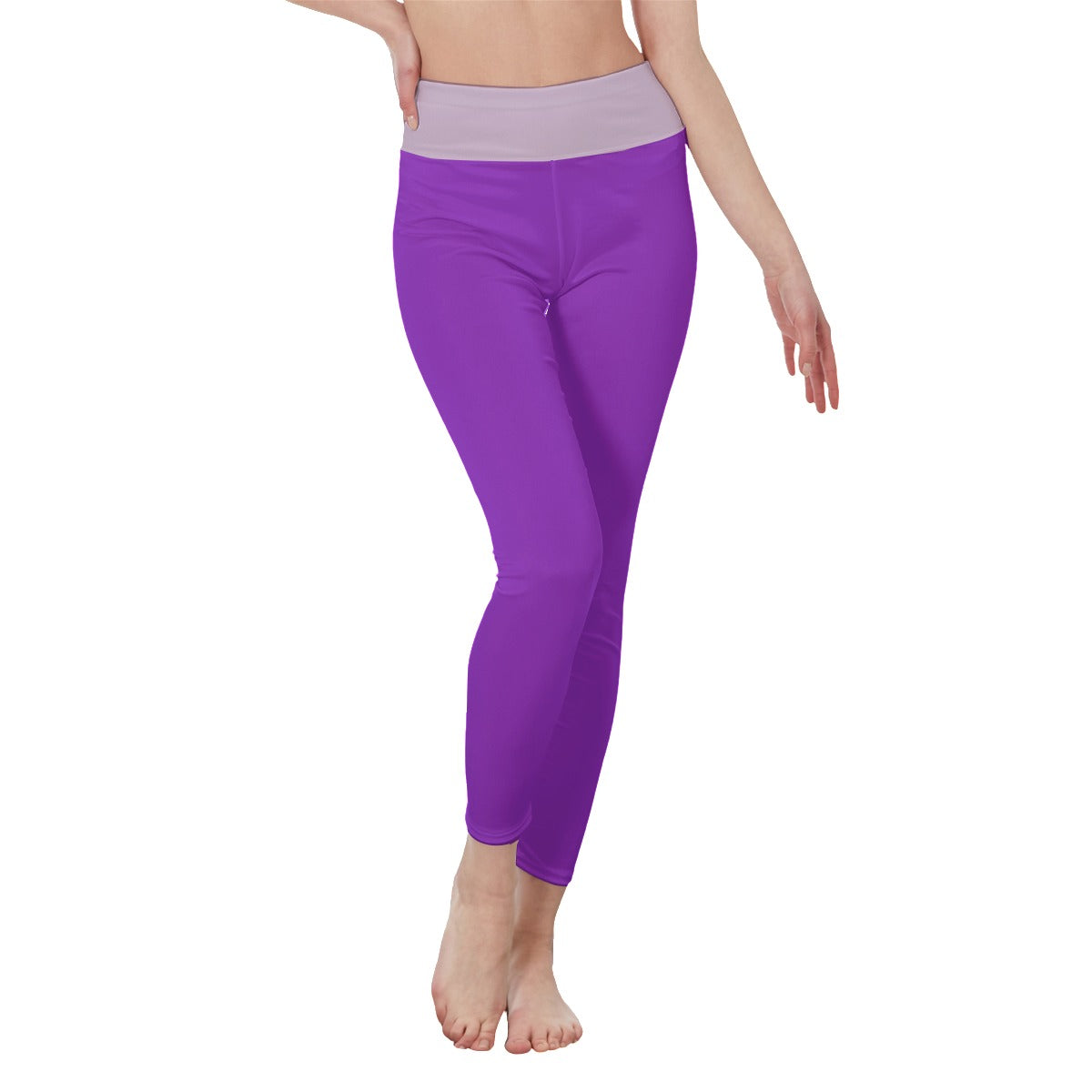 Classic Leggings | Side Stitch Closure- Purple