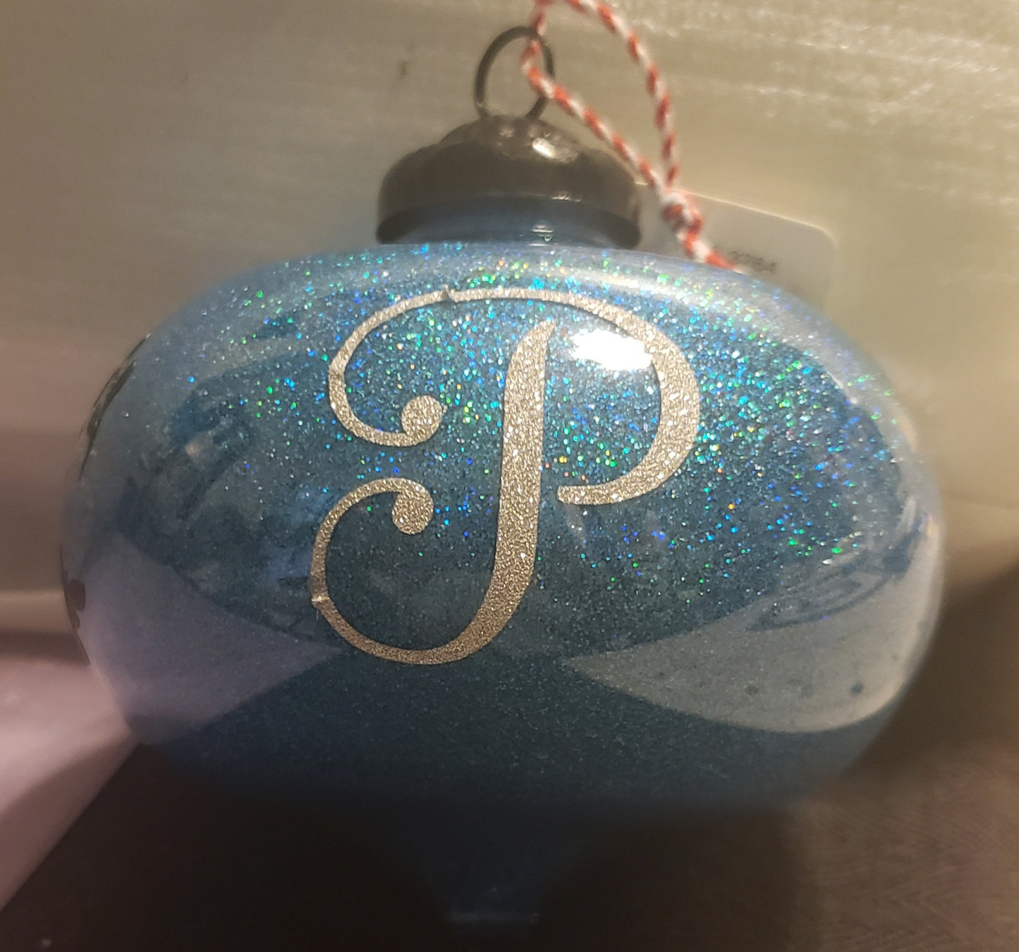 Name/Intialed Printed Buld Ornaments