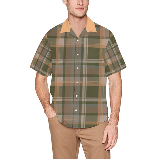 Men's All Over Print Hawaiian Shirt With Chest Pocket(ModelT58)