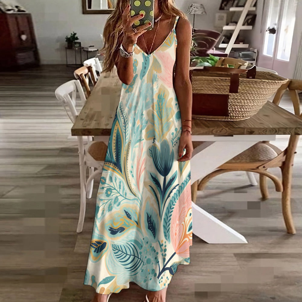 Sling Ankle Long Dress( SET 4)