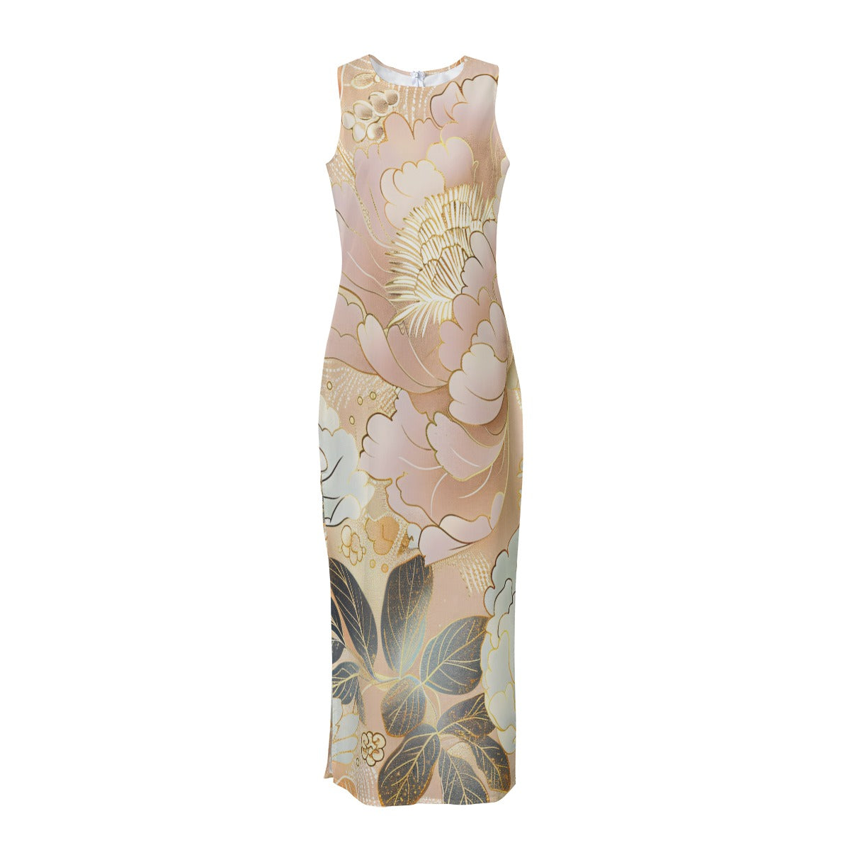 Women Sleeveless Chiffon Dress