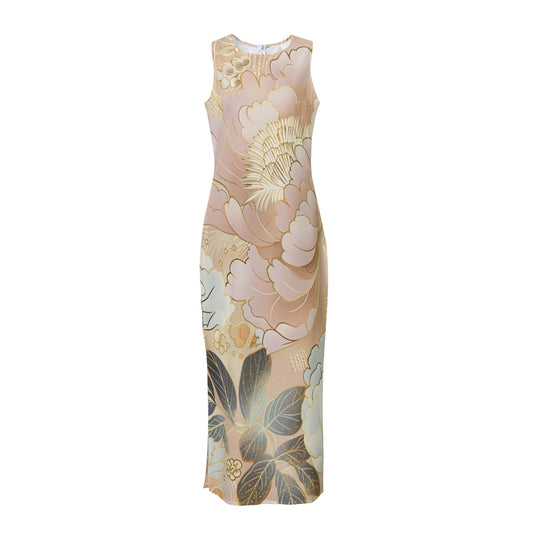 Women Sleeveless Chiffon Dress