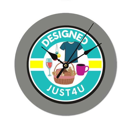 Round Shape Wood Clock