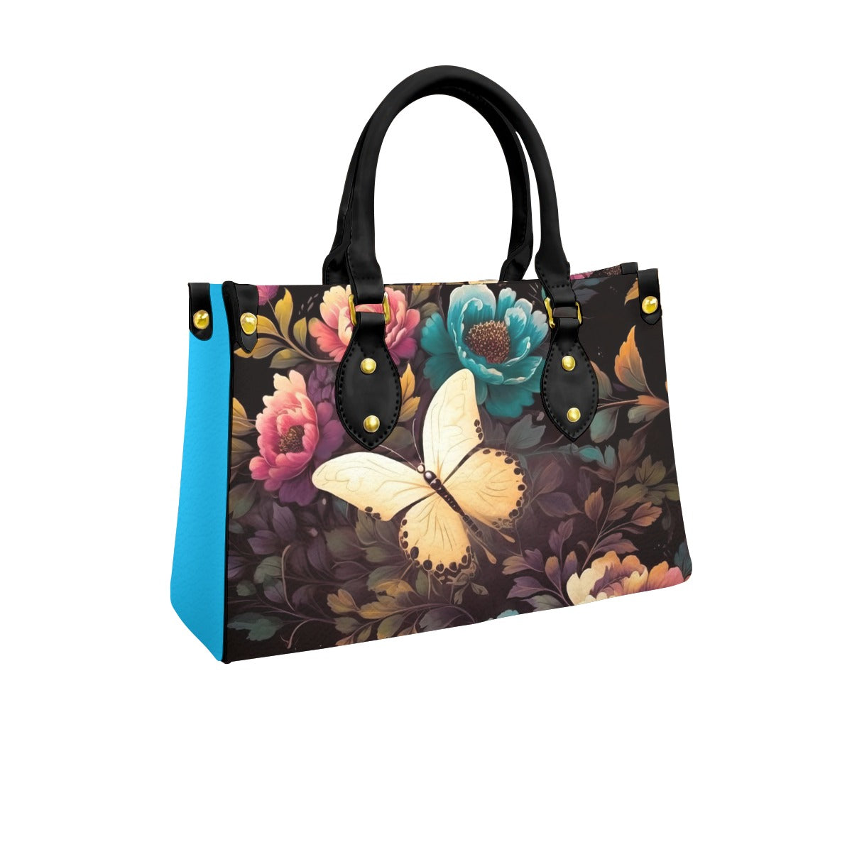 Women's Tote Bag With Black Handle