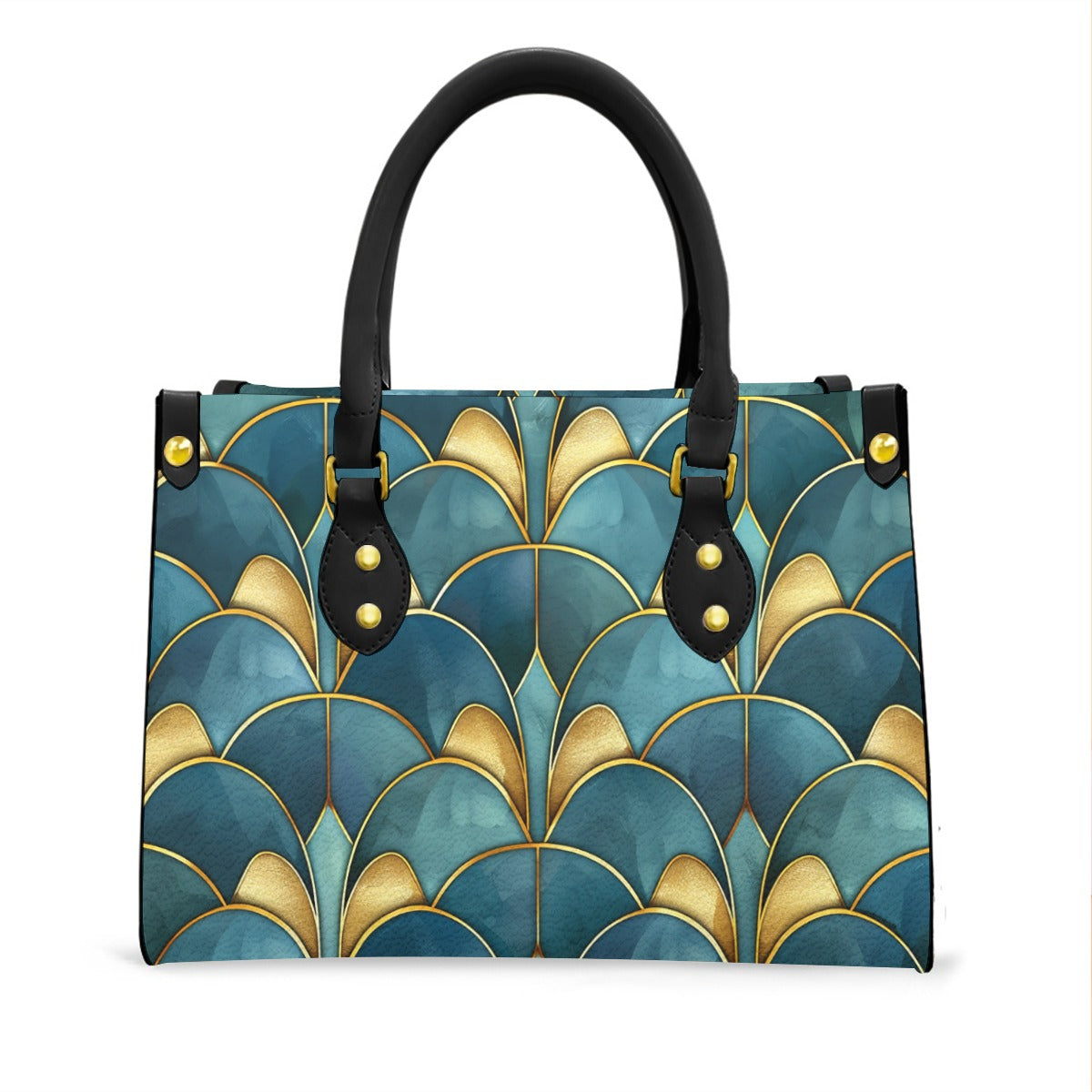 Women's Tote Bag With Black Handle