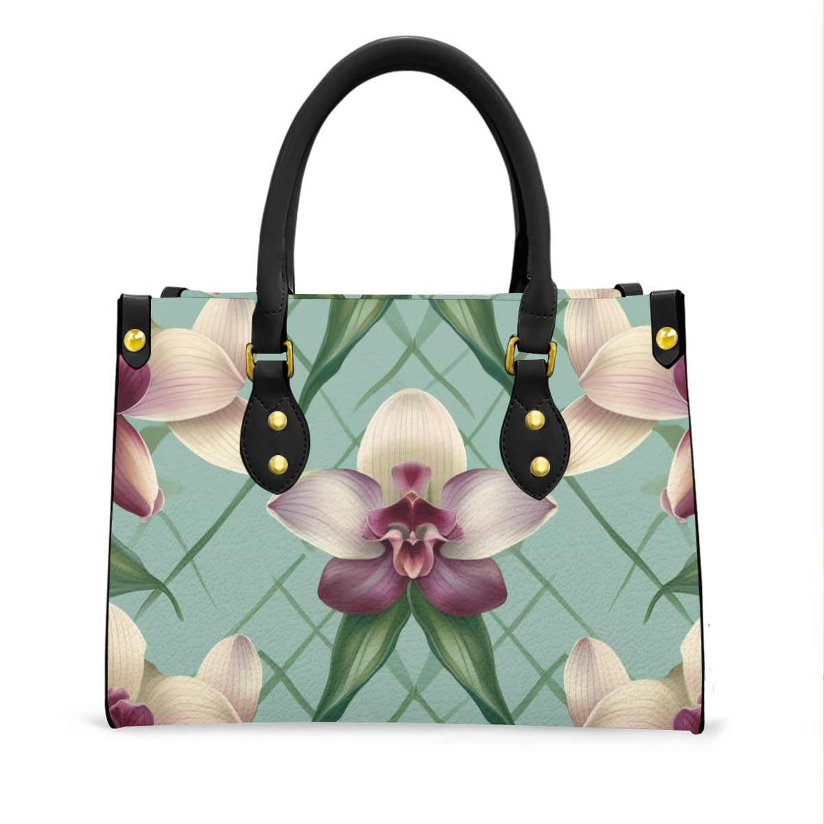 Women's Tote Bag With Black Handle