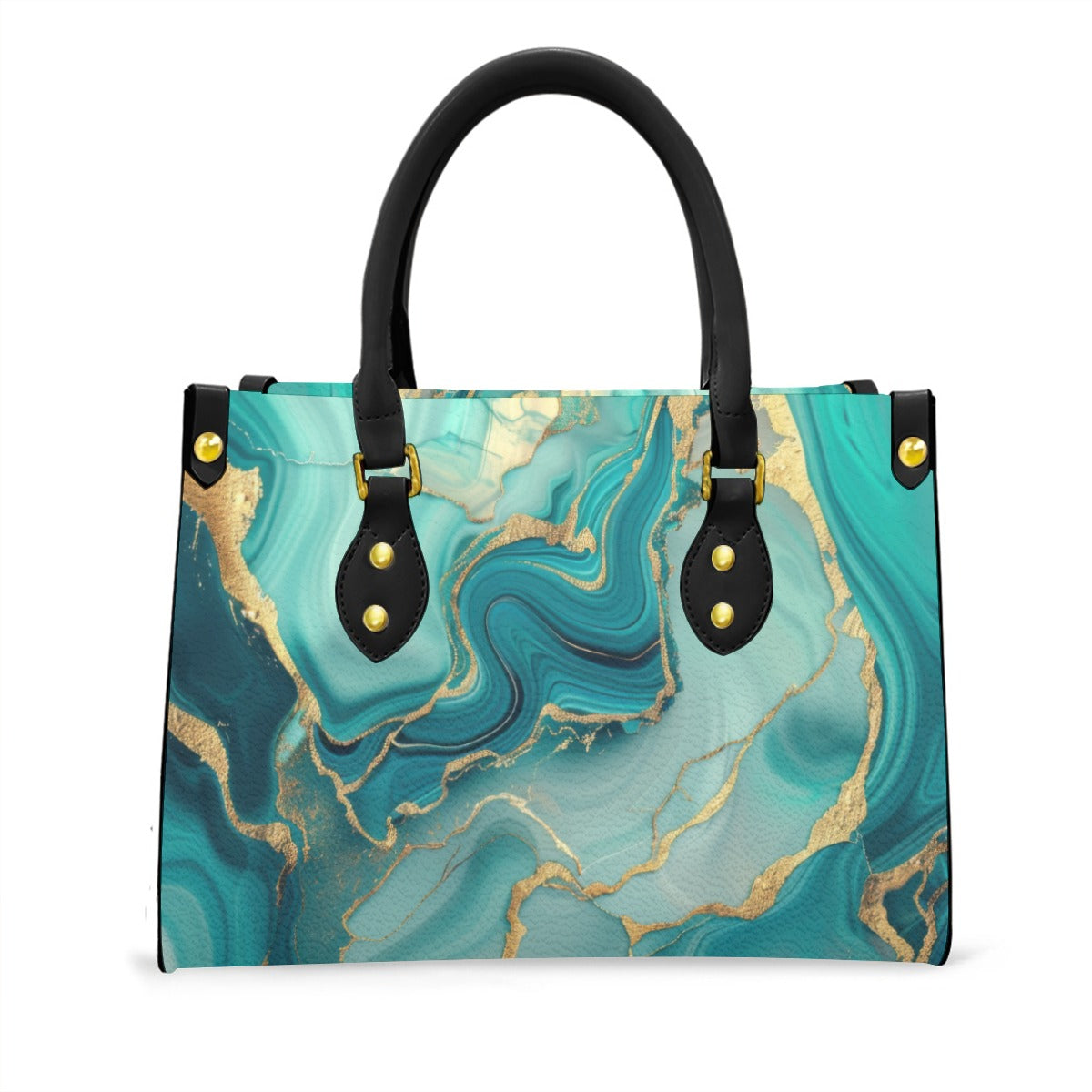 Women's Tote Bag With Black Handle
