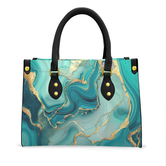 Women's Tote Bag With Black Handle