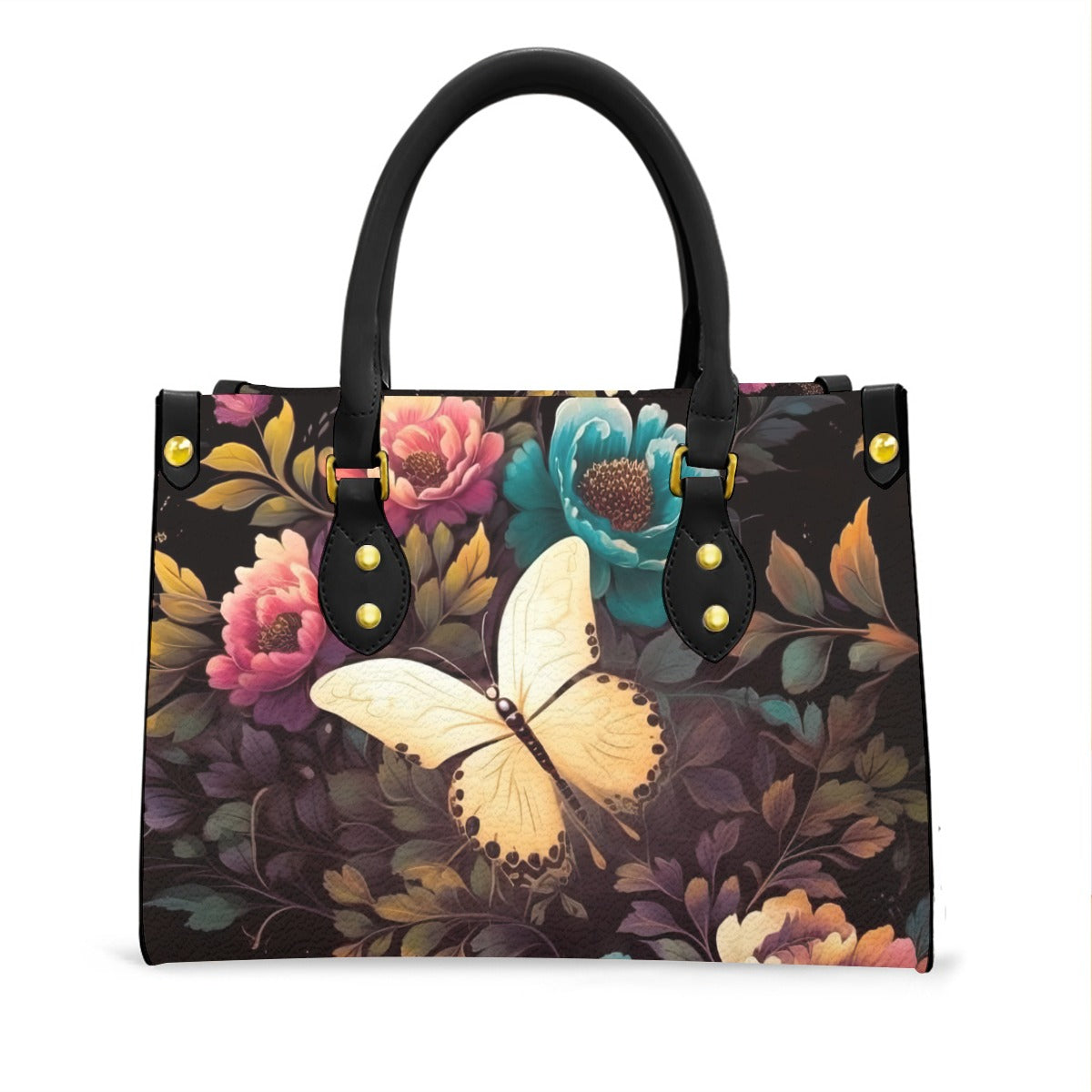 Women's Tote Bag With Black Handle