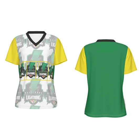 BLC 6 Shirt Women V-Neck Sports T-Shirt