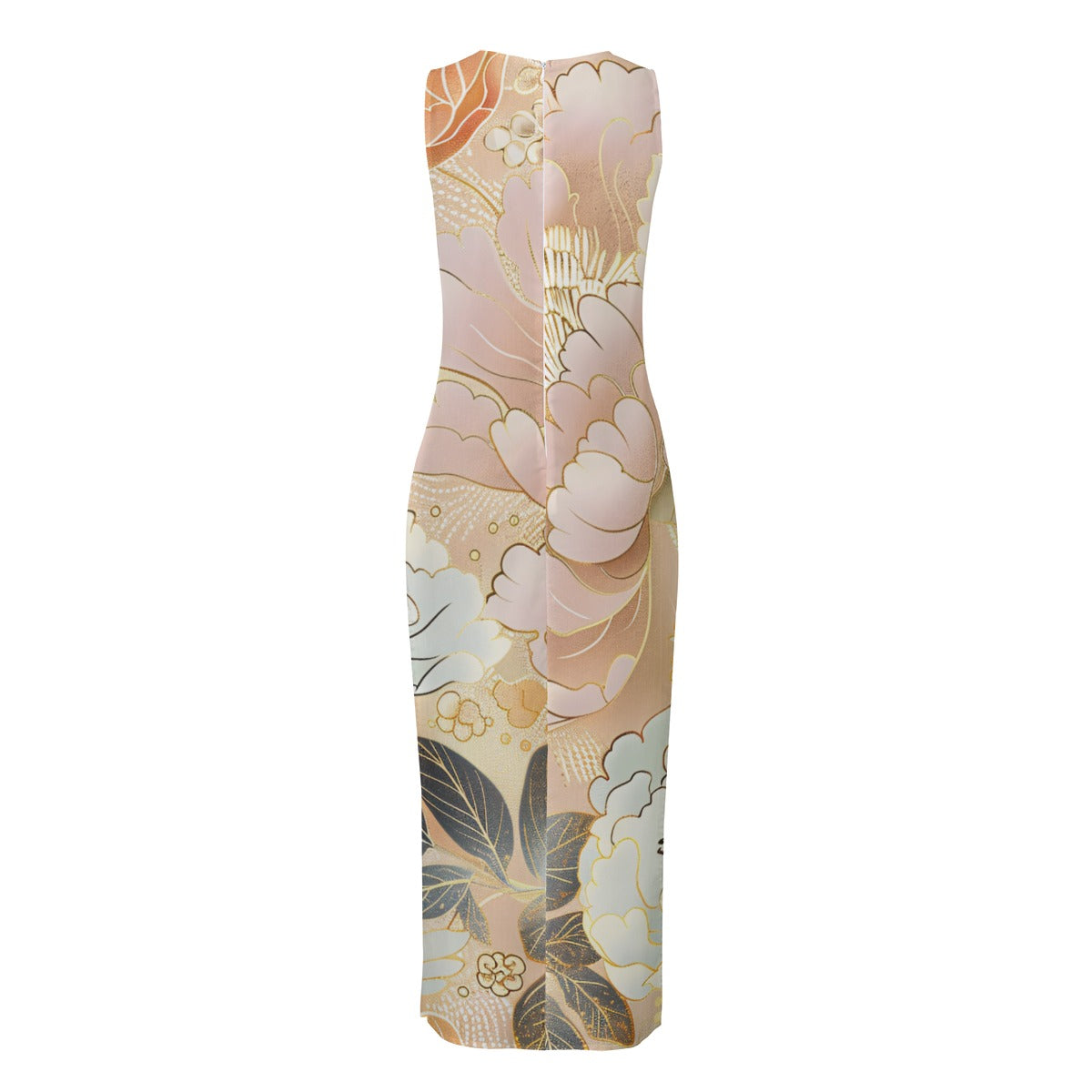 Women Sleeveless Chiffon Dress