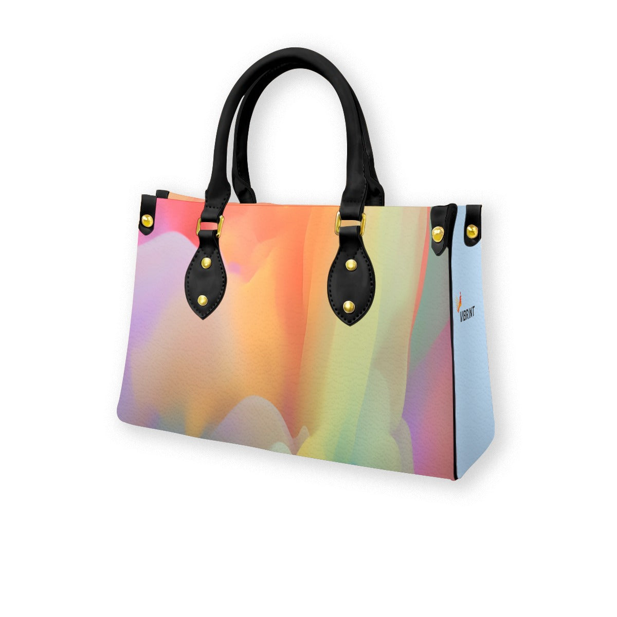 Women's Tote Bag With Black Handle