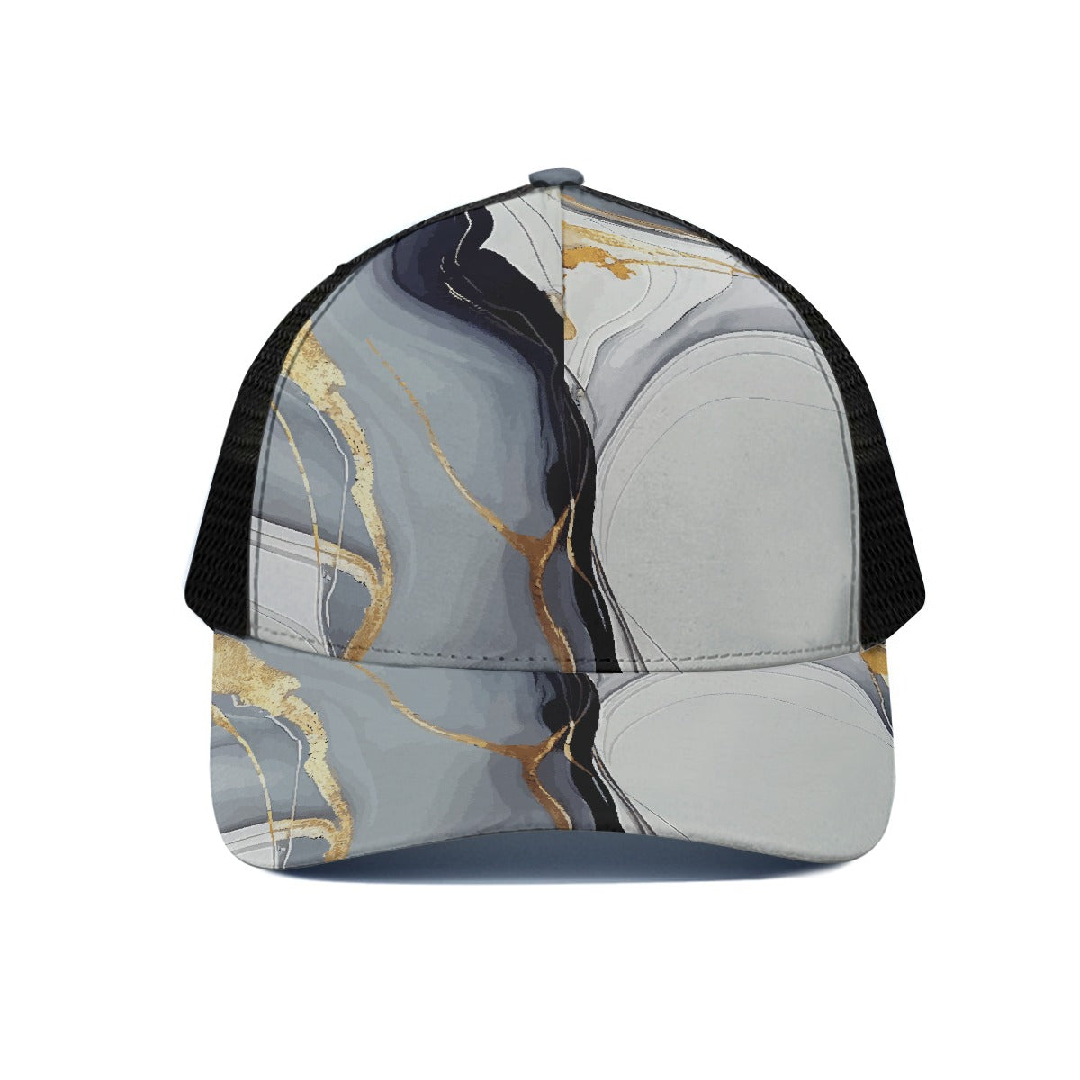 Hat With Black Half-mesh