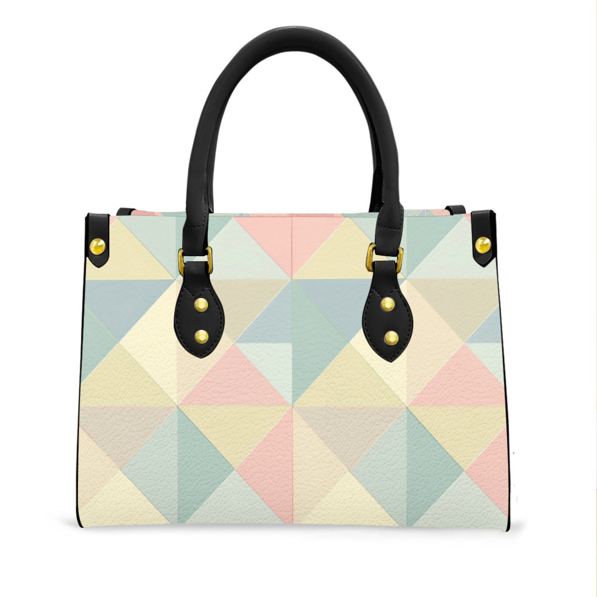 (ES ) Women's Tote Bag With Black Handle