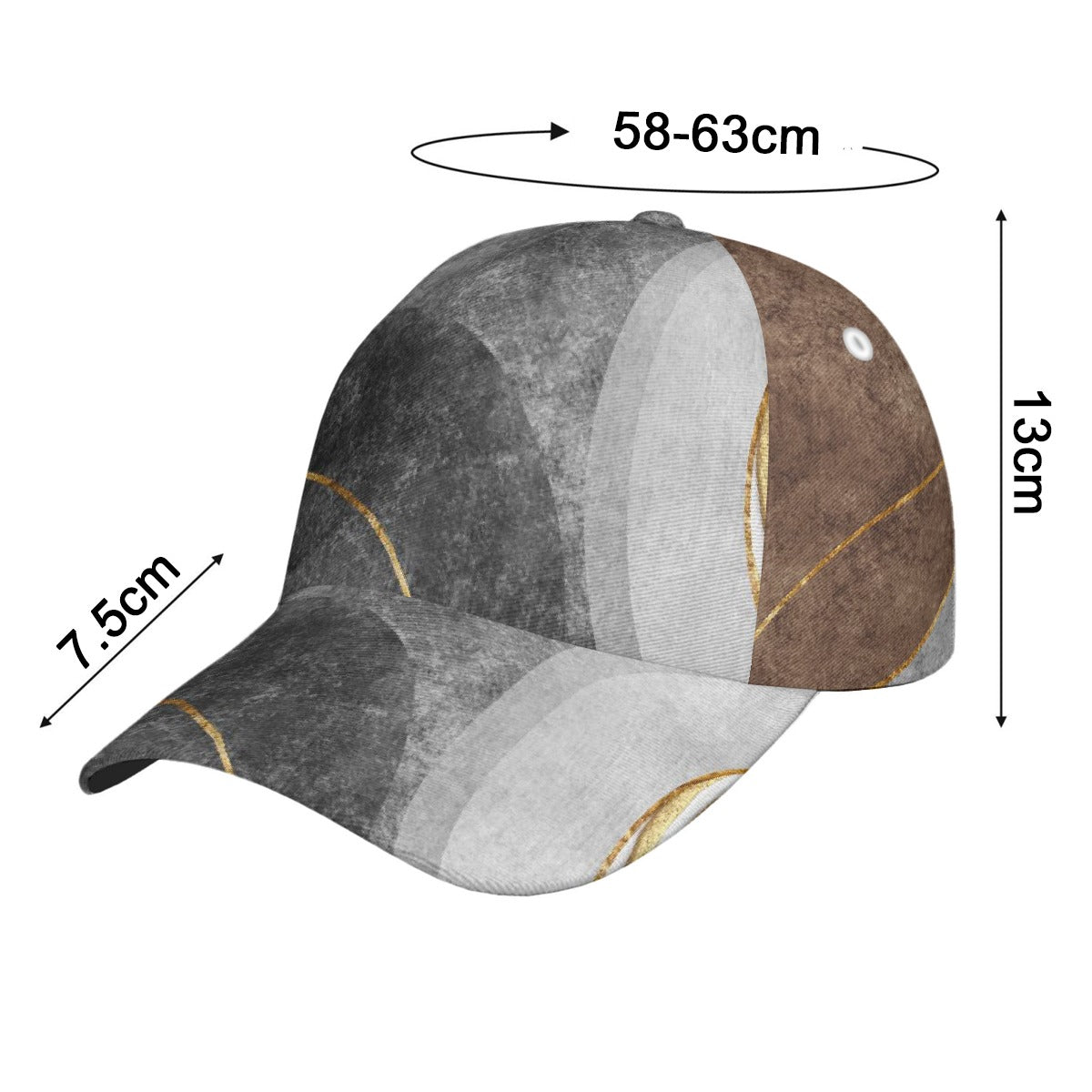 Print Peaked Cap