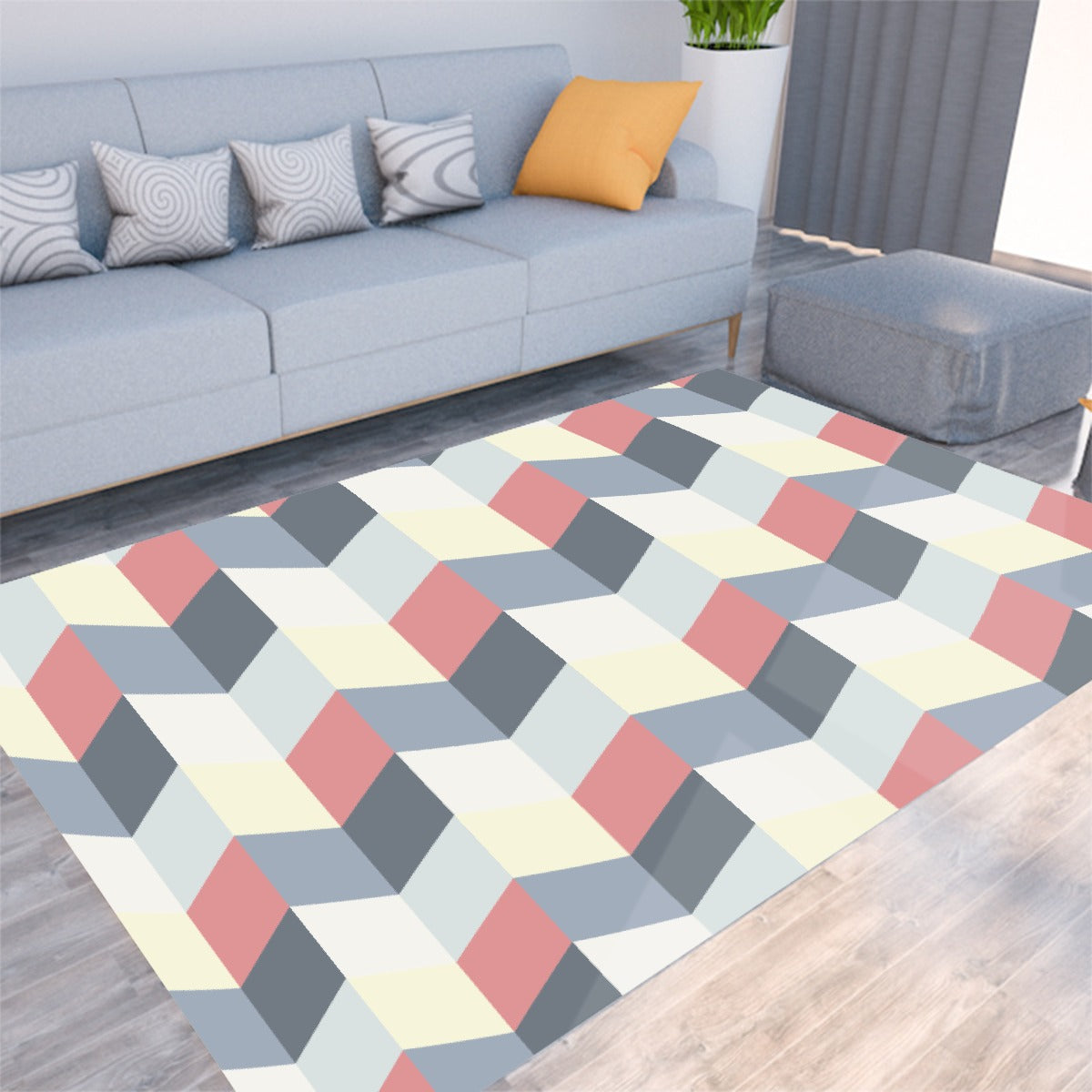Rectangular Thickened Floor Mat