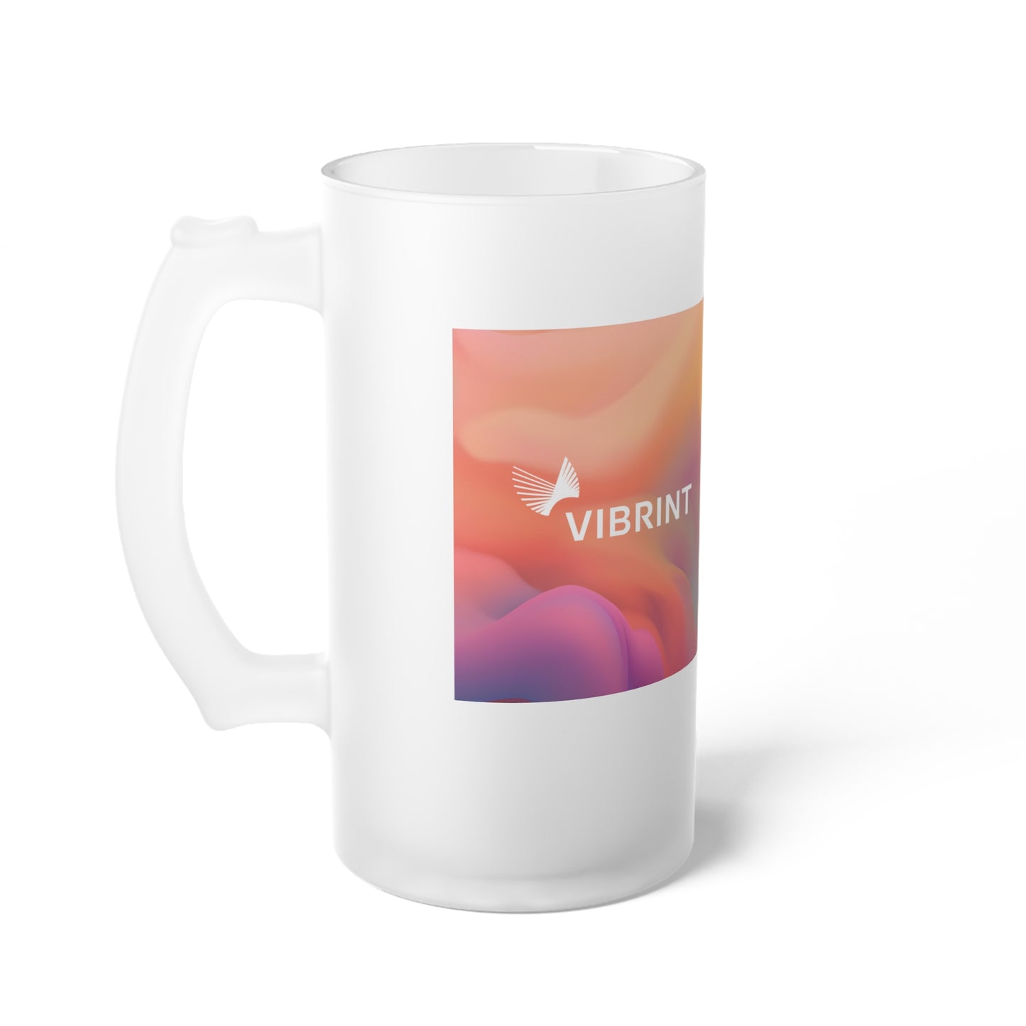 Frosted Glass Beer Mug