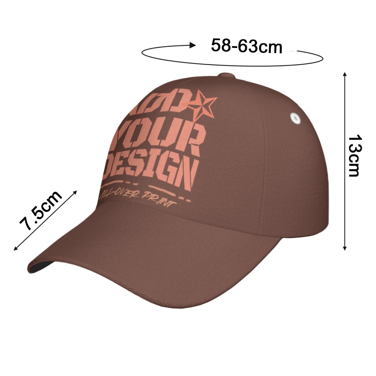Print Peaked Cap