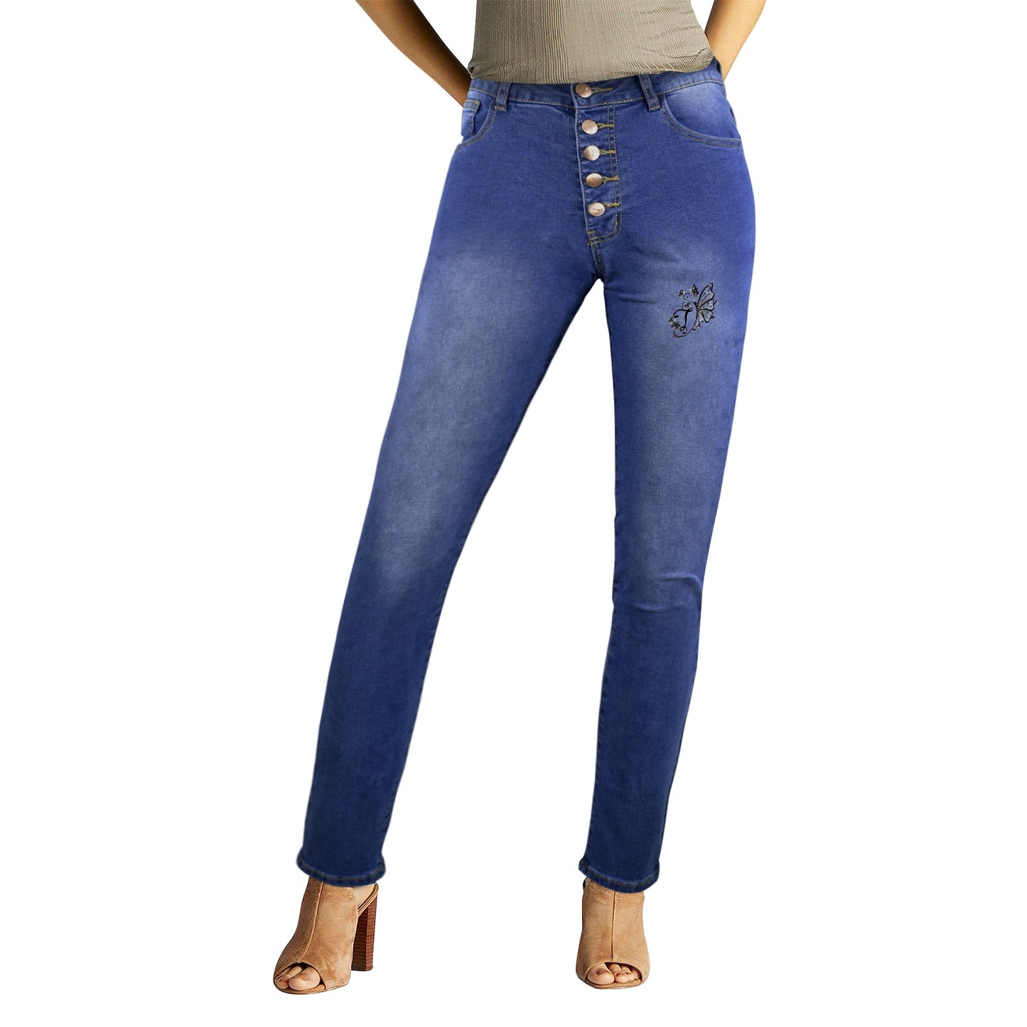 Women's Jeans (Front&Back Printing)
