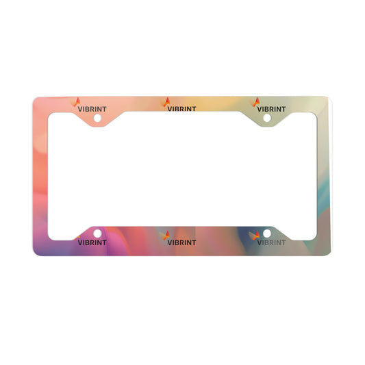VIBRINT (5) Metal License Plate Frame