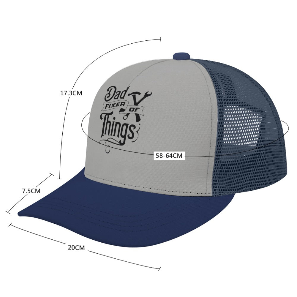 Baseball Cap Bent glue rear hollow (multi-color optional)