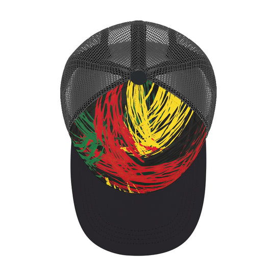Baseball Cap Bent glue rear hollow (multi-color optional)