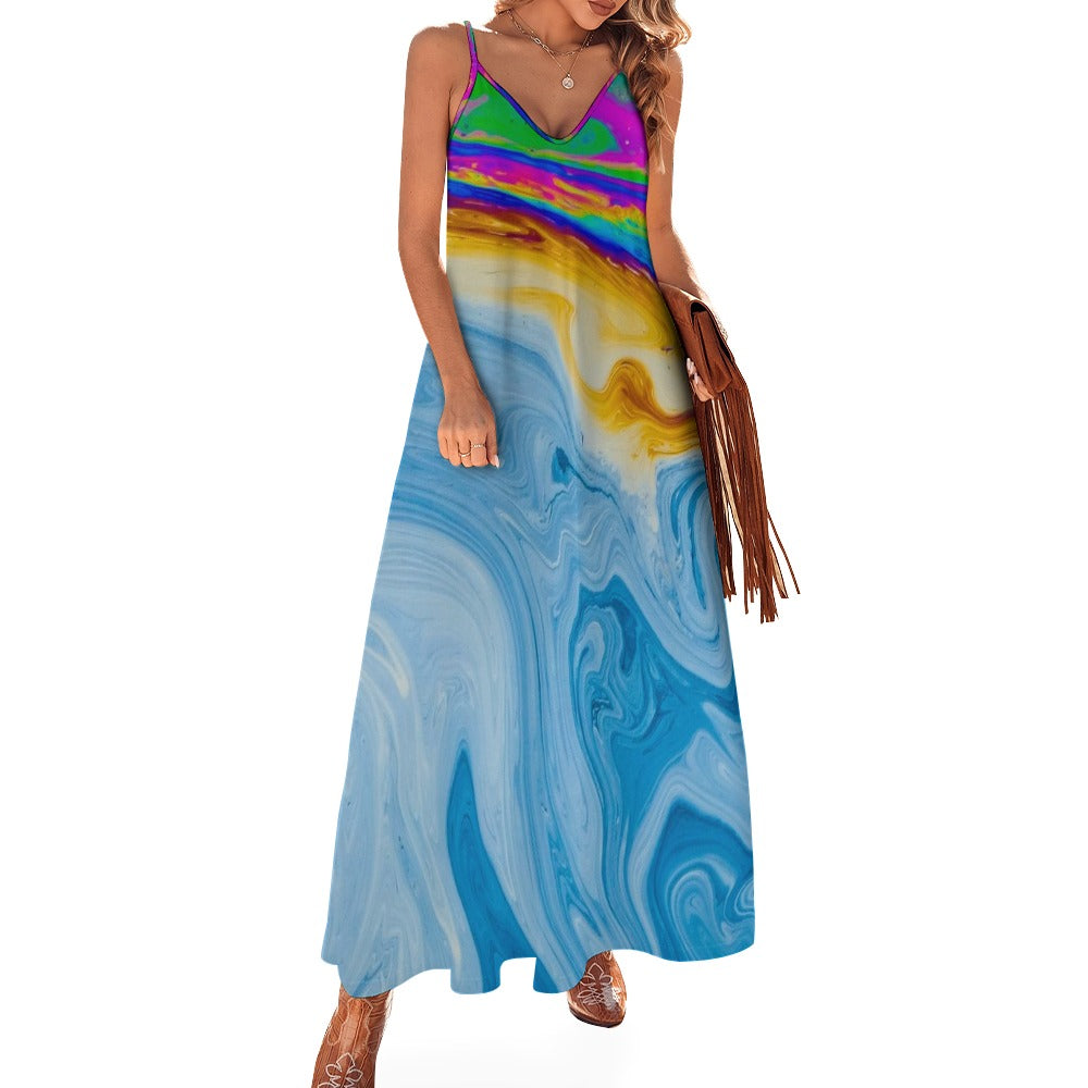 Sling Ankle Long Dress