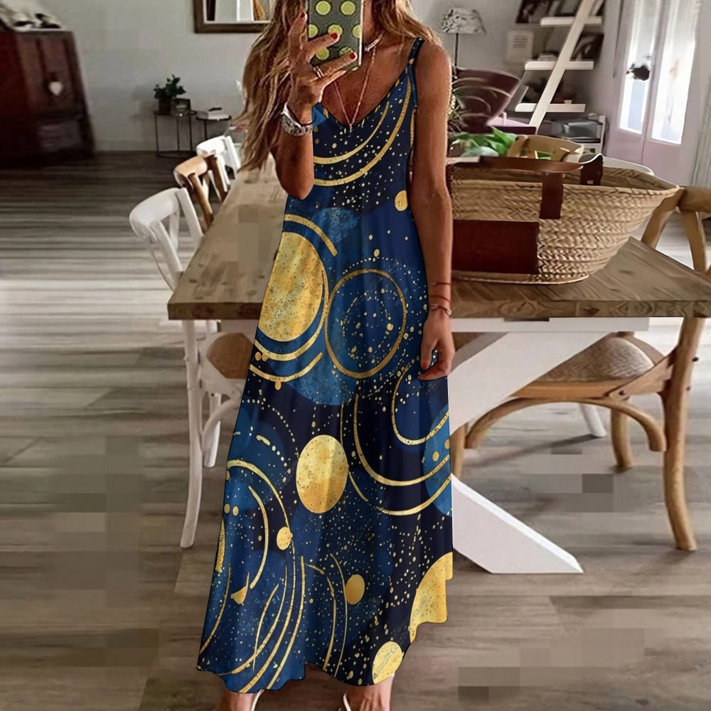 Women Sling Ankle Long Dress
