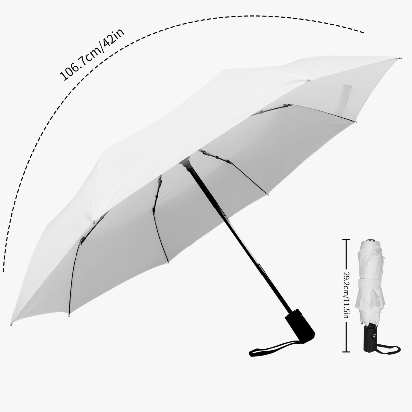 VIBRINT (5) Automatic Folding Umbrella