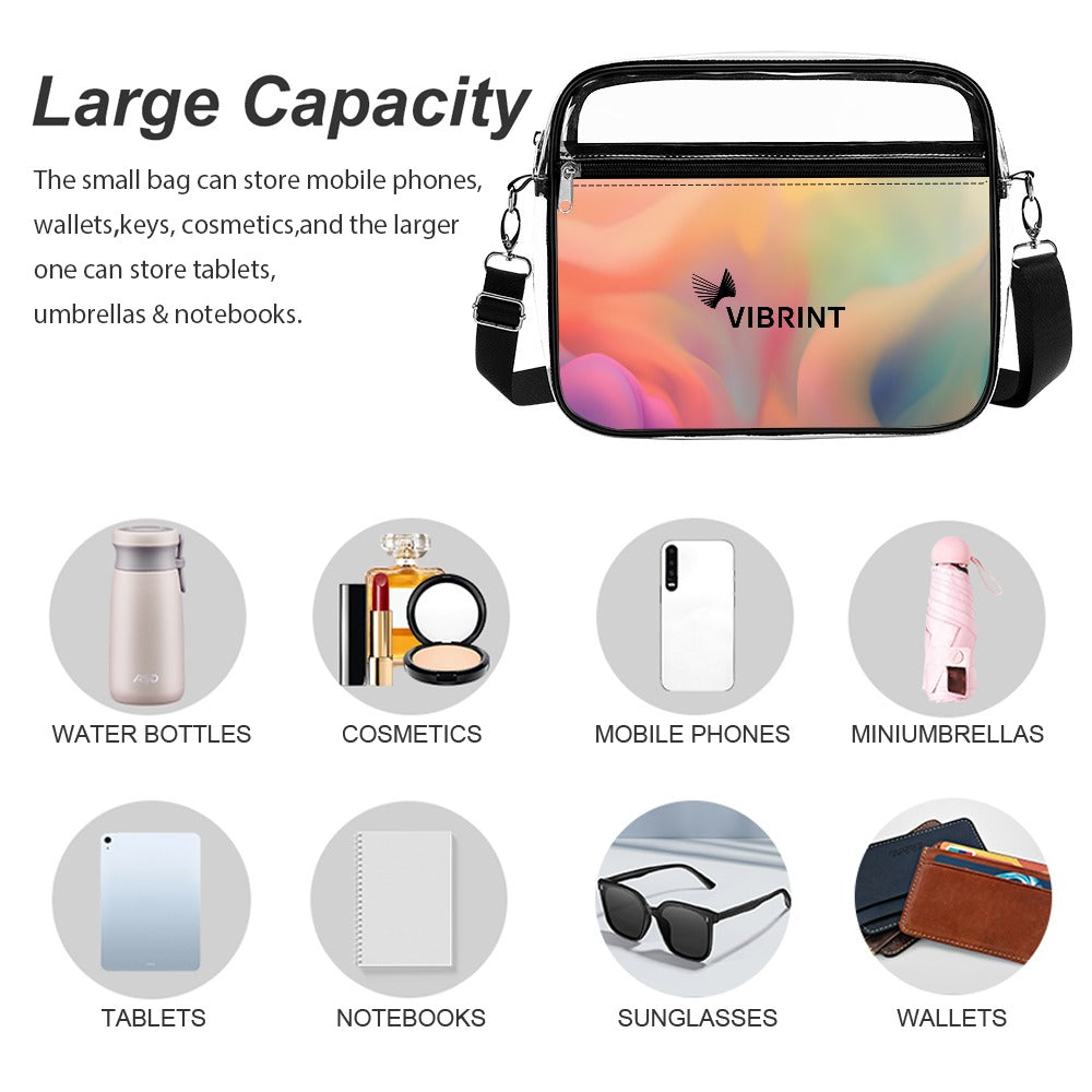 VIBRINT (5) Transparent satchel set