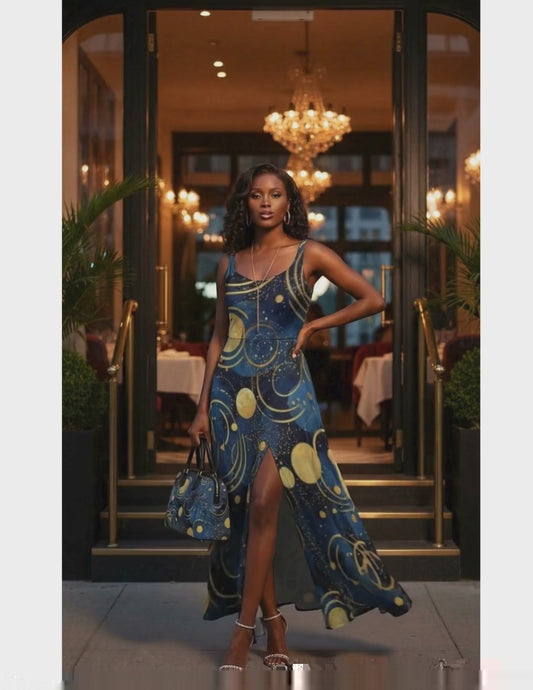 Women Sling Ankle Long Dress