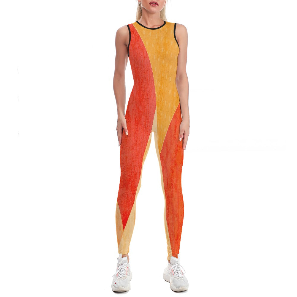 Women Bodysuit Yoga Pants