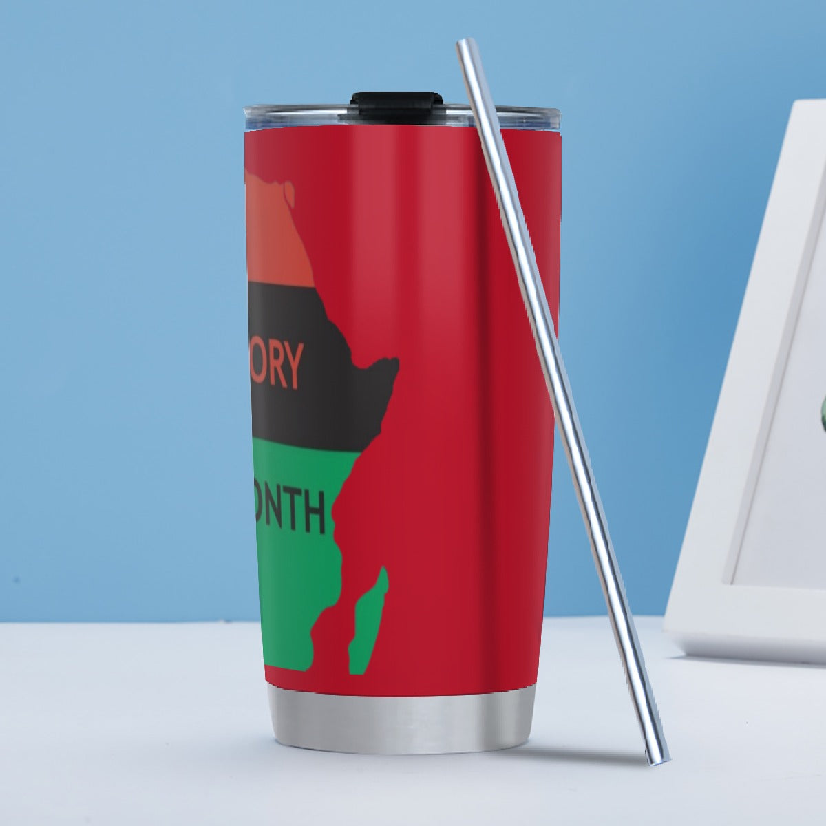 Black History Tumbler 20oz (with Straw)