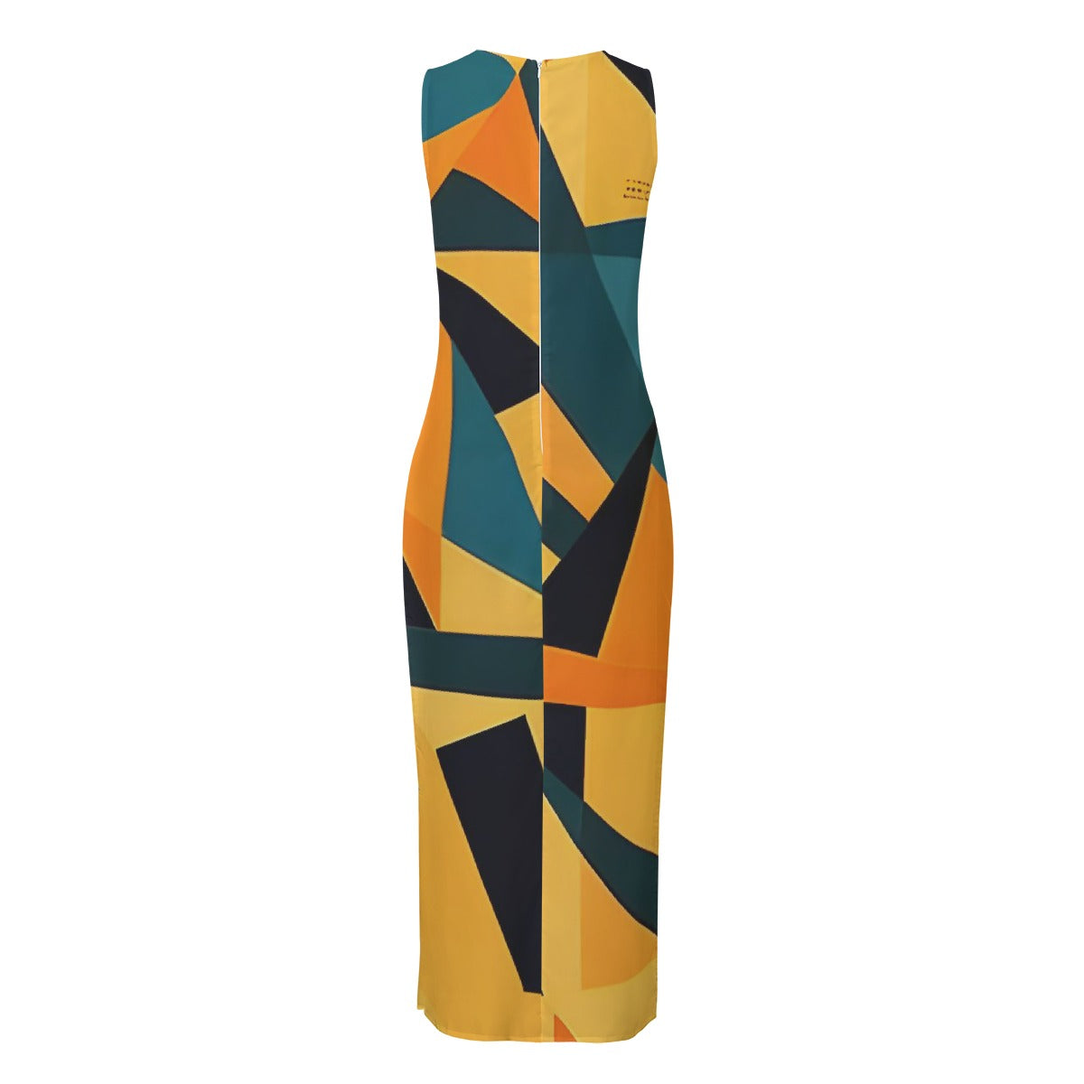 Women's Beach Perspective Chiffon Sleeveless Dress