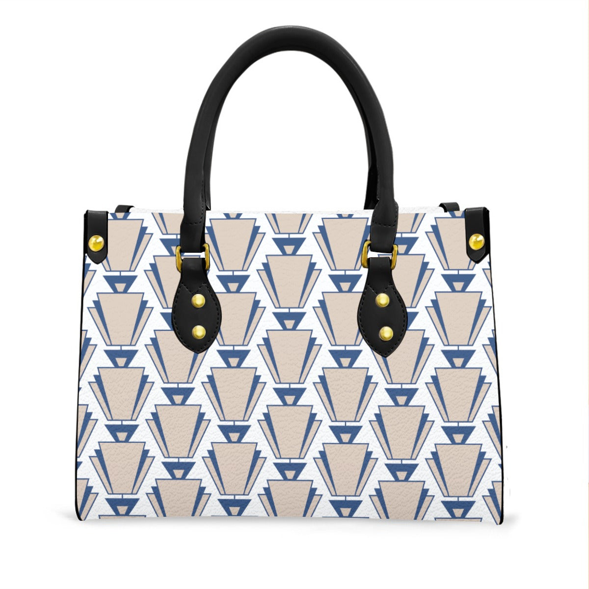 Women's Tote Bag With Black Handle