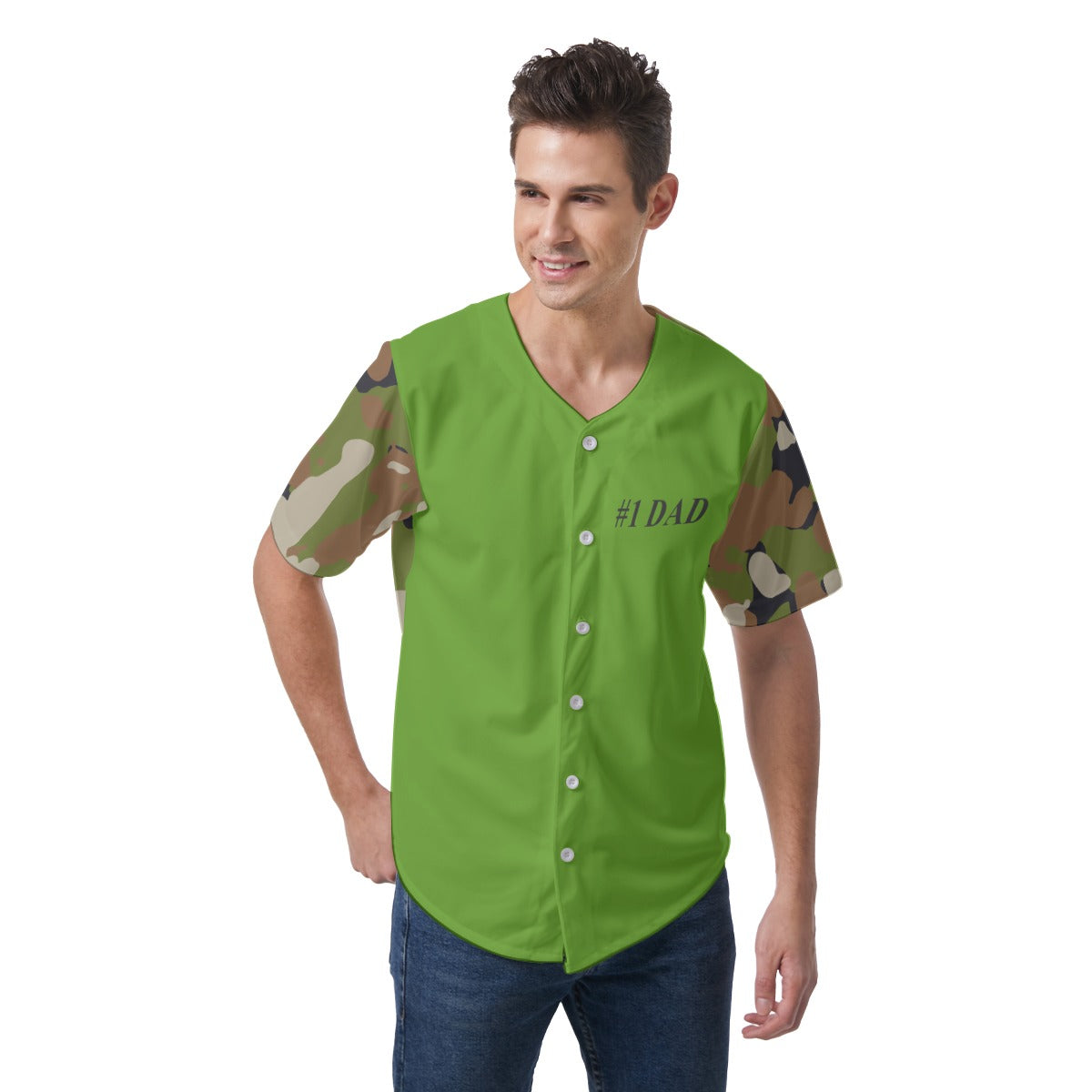 Men's Short Sleeve Baseball Jersey