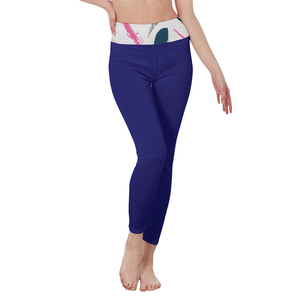 Classic Leggings- Abtsract Waist Band