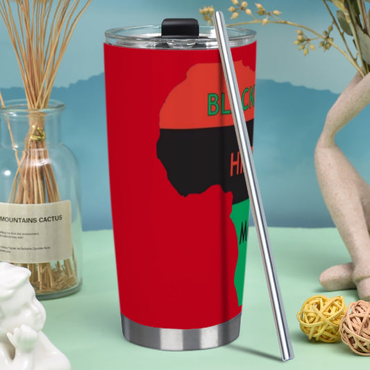 Black History Tumbler 20oz (with Straw)