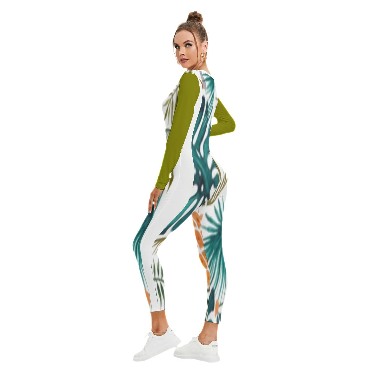 Women's Plunging Neck Jumpsuit