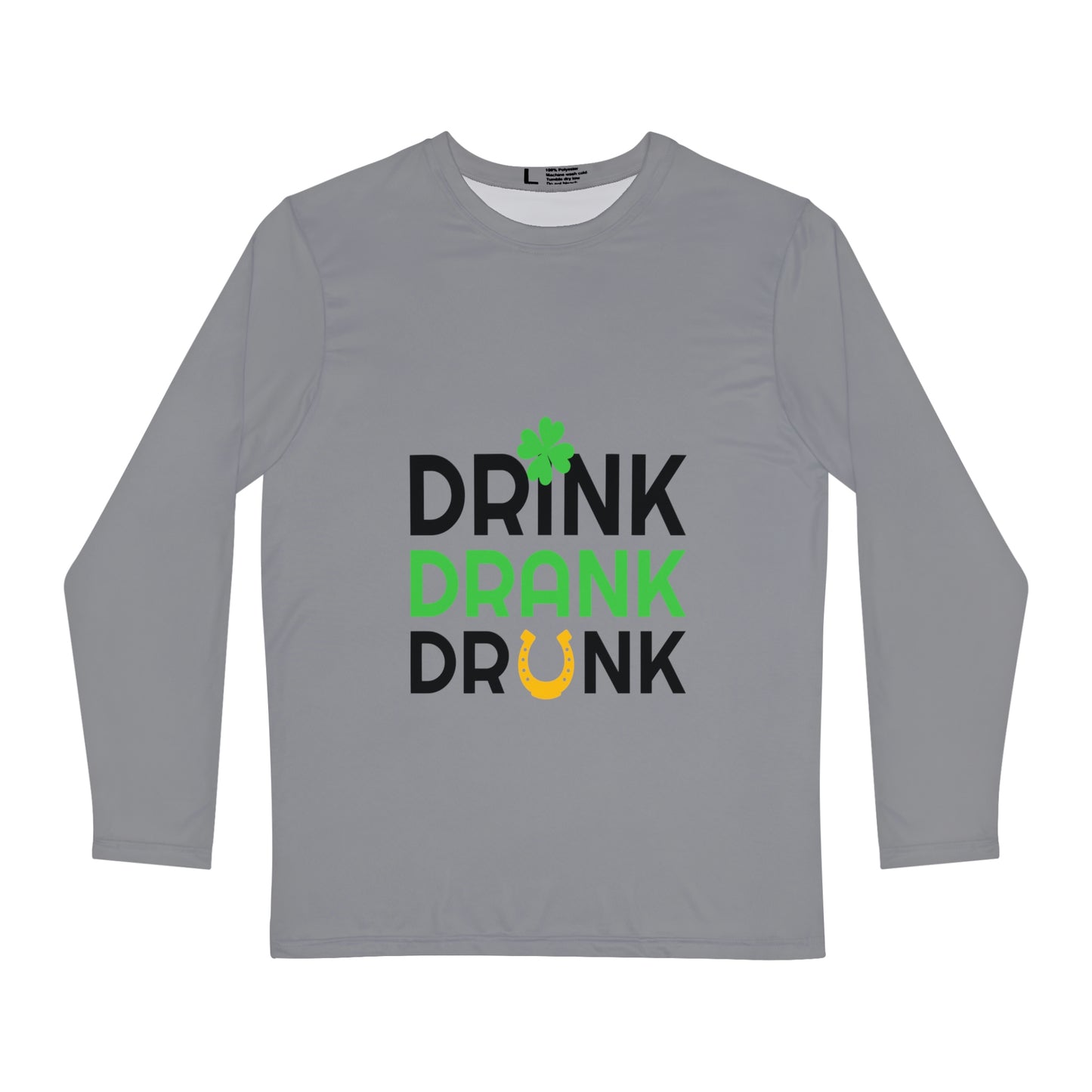 St. Patrick's Day Men's Long Sleeve Shirt AOP 1
